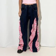 Load image into Gallery viewer, DENIM REWORKED LEOPARD