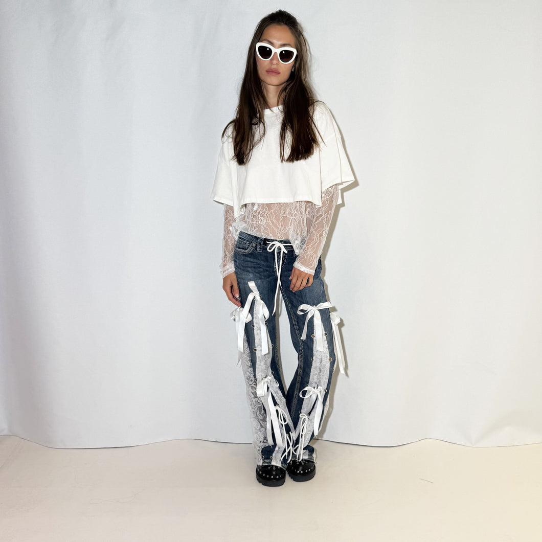 FLARE DENIM PANT