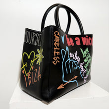 Load image into Gallery viewer, SHOPPING BAG SMALL &quot;BLACK&quot;