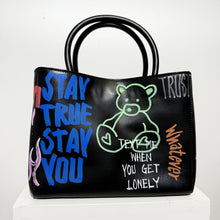 Load image into Gallery viewer, SHOPPING BAG SMALL &quot;BLACK&quot;