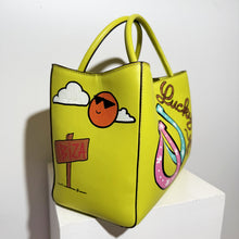 Load image into Gallery viewer, SHOPPING BAG MEDIUM &quot;YELLOW&quot;
