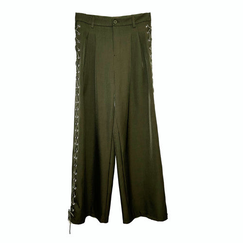 KHAKI LACE PANTS FIGHT