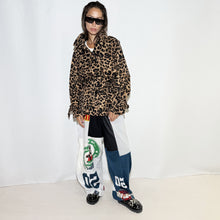 Load image into Gallery viewer, LEOPARD BELTED JACKET