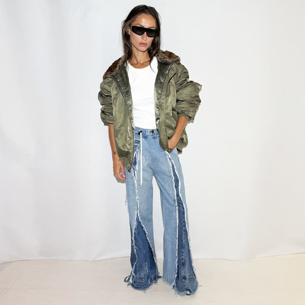 REWORKED DENIM PANTS DELTA