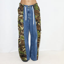 Load image into Gallery viewer, REWORKED MILITARY DENIM PANTS