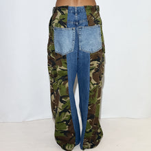 Load image into Gallery viewer, REWORKED MILITARY DENIM PANTS