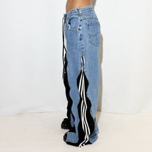 Load image into Gallery viewer, REWORKED BLACK &amp; WHITE PANTS
