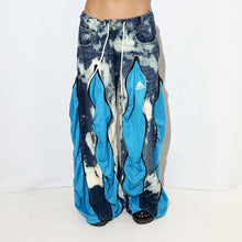 Load image into Gallery viewer, REWORKED TIE DYE AZUL PANTS