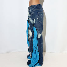 Load image into Gallery viewer, REWORKED TIE DYE AZUL PANTS