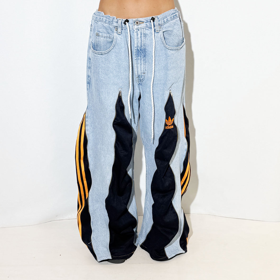 REWORKED ORANGE PANTS