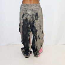Load image into Gallery viewer, REWORKED TIE DYE PINK PANTS