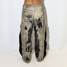 Load image into Gallery viewer, REWORKED TIE DYE GREEN PANTS
