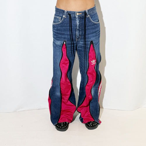 REWORKED FUCHSIA PINK PANTS