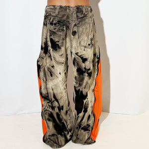 REWORKED TIE DYE FUCHSIA ORANGE