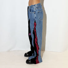Load image into Gallery viewer, REWORKED PINK &amp; BLACK PANTS