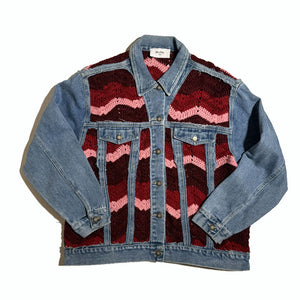 CROCHET DENIM JACKET