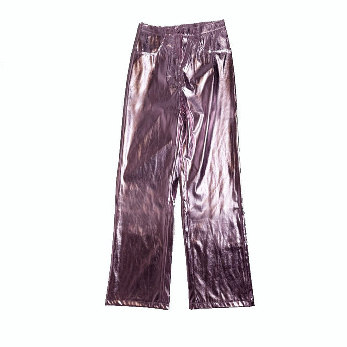 METALLIC PANTS